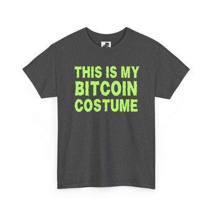 This Is My Bitcoin Costume (Version 2) Graphic Tee - Crypto Halloween T-Shirt