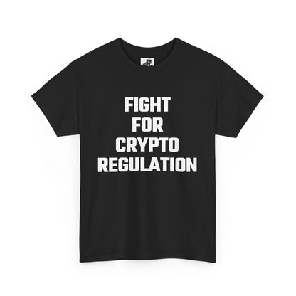 Fight For Crypto Regulation Graphic Tee - Unisex Cotton T-Shirt