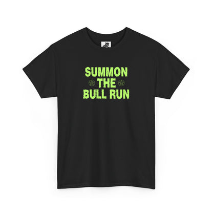 Summon The Bull Run (Version 2) Graphic Tee - Crypto Halloween T-Shirt