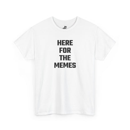 Here For The Memes Crypto Themed T-Shirt