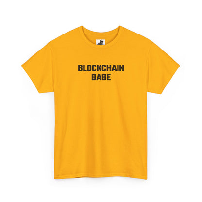 Blockchain Babe (Version 2) Crypto Themed T-Shirt