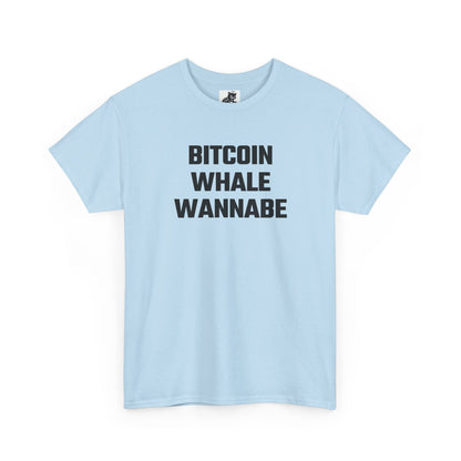 Bitcoin Whale Wannabe Crypto Themed T-Shirt
