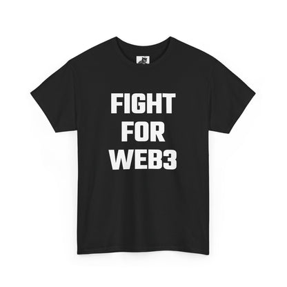 Fight For Web3 Graphic Tee - Unisex Cotton T-Shirt