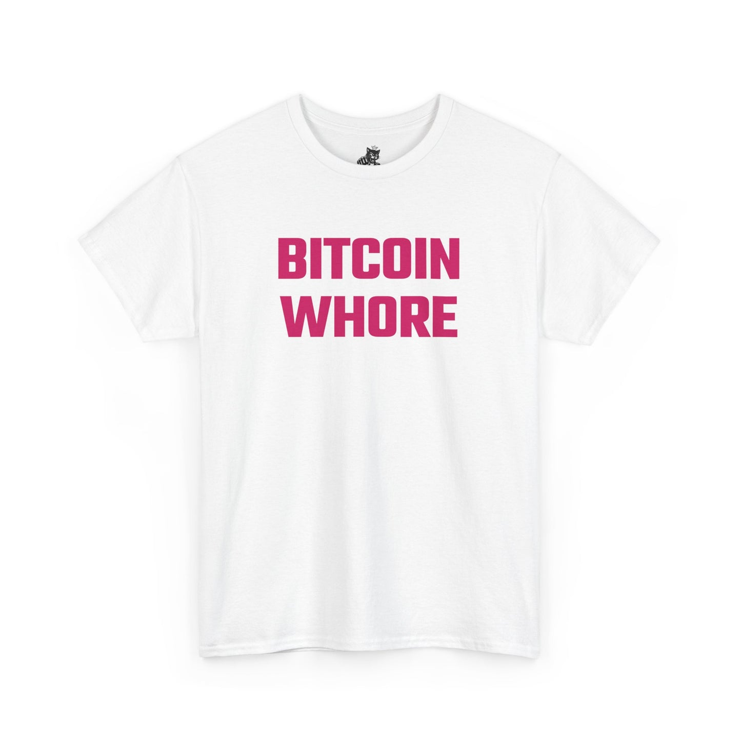 Bitcoin Whore (Version 2) Graphic Tee - Unisex Cotton T-Shirt
