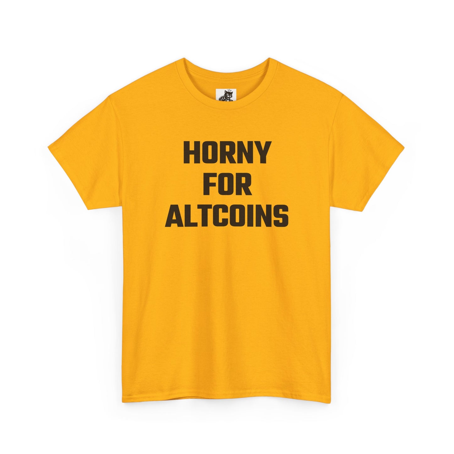 Horny For Altcoins (Version 2) Crypto Themed T-Shirt