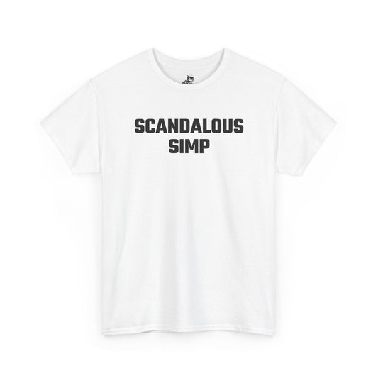 Scandalous Simp Graphic Tee - Unisex Cotton T-Shirt