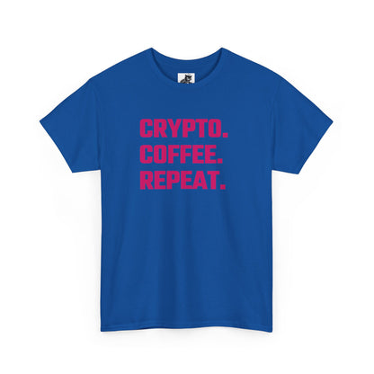 Crypto Coffee Repeat (Version 2) T-Shirt