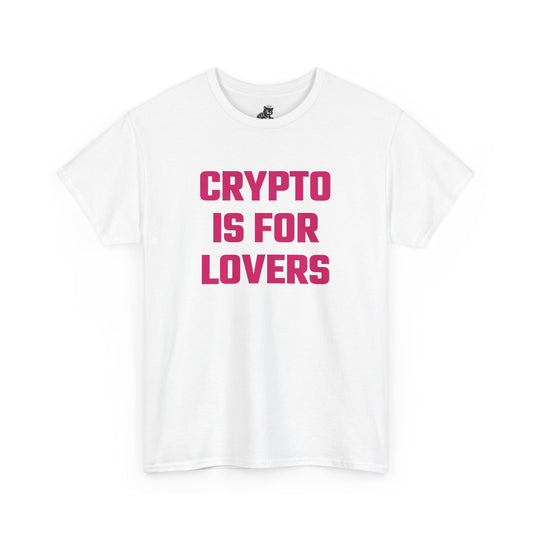 Crypto Is For Lovers (Version 2) Graphic Tee - Unisex Cotton T-Shirt