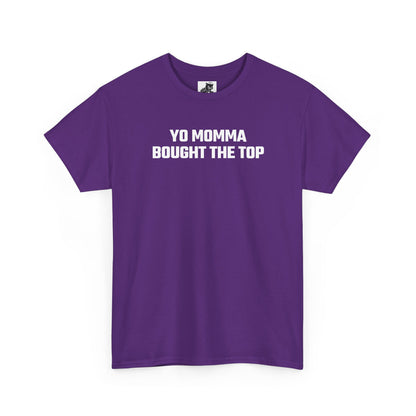 Yo Momma Bought The Top Graphic Tee - Crypto Themed T-Shirt
