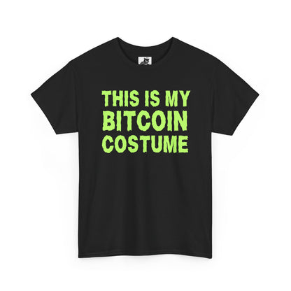 This Is My Bitcoin Costume (Version 2) Graphic Tee - Crypto Halloween T-Shirt