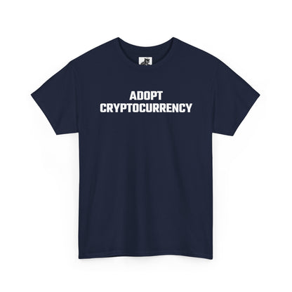 Adopt Cryptocurrency Graphic T-Shirt