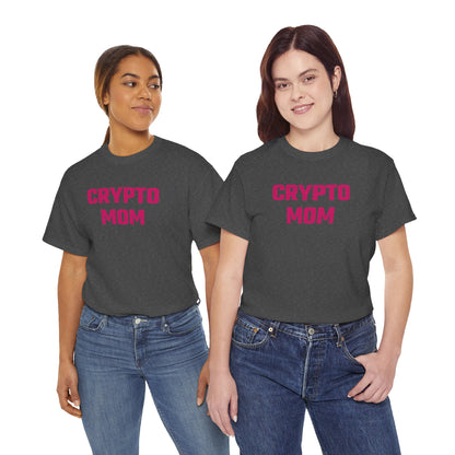 Crypto Mom (Version 2) Graphic Tee - Unisex Cotton T-Shirt