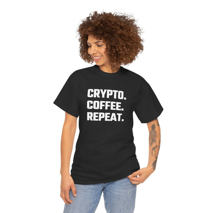 Crypto Coffee Repeat T-Shirt