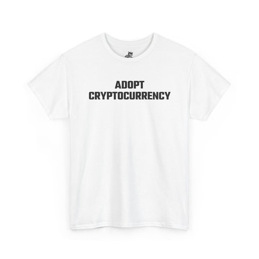 Adopt Cryptocurrency Graphic T-Shirt