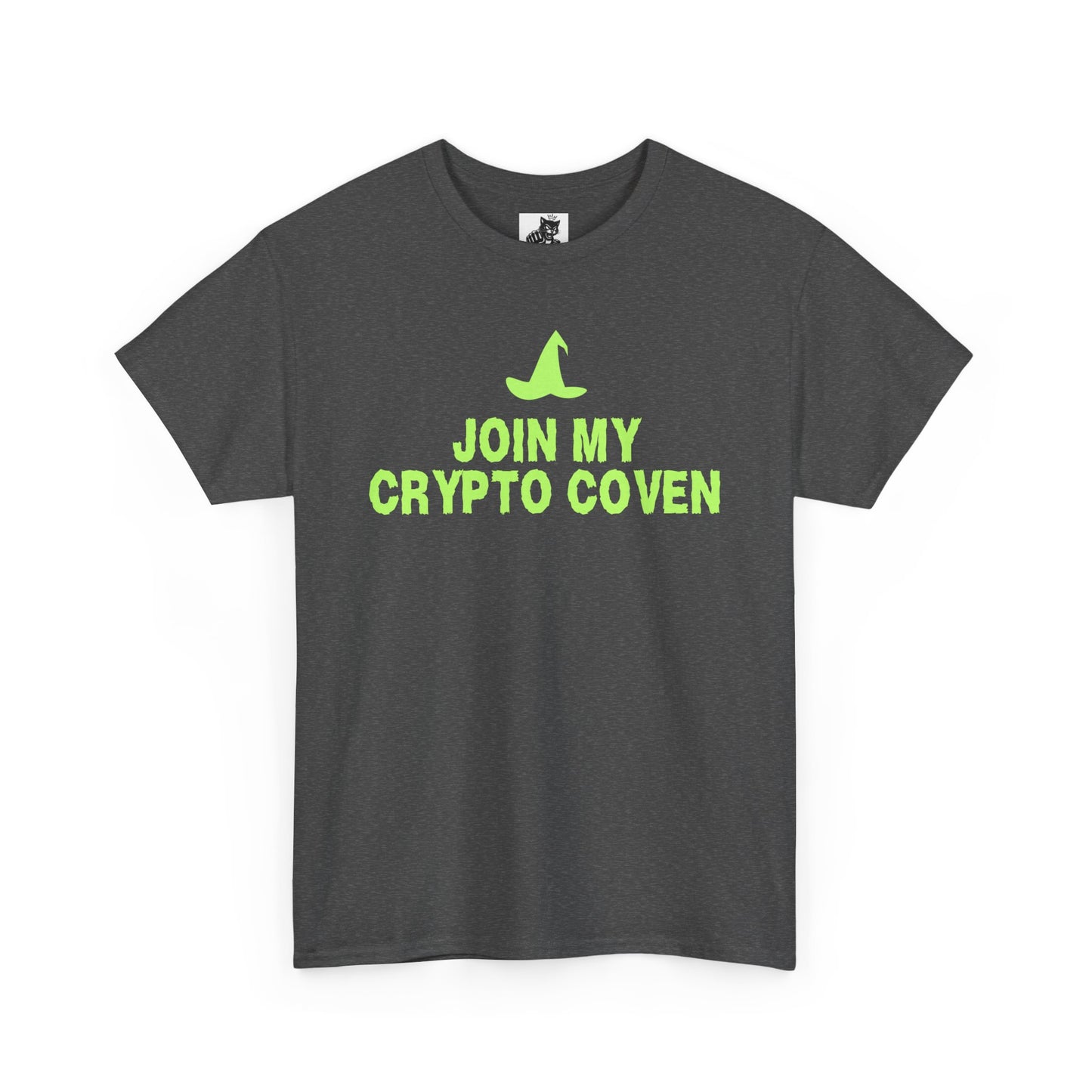 Join My Crypto Coven (Version 2) Graphic Tee - Crypto Halloween Witch T-Shirt