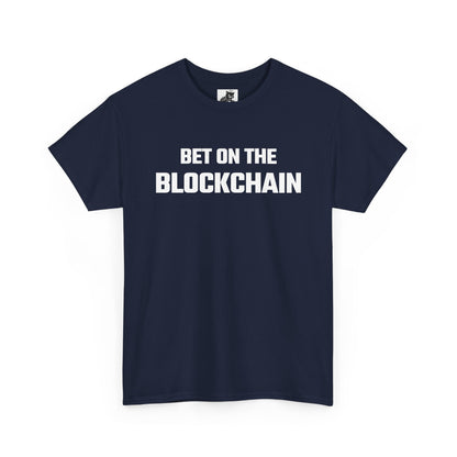 Bet On The Blockchain Crypto Themed T-Shirt