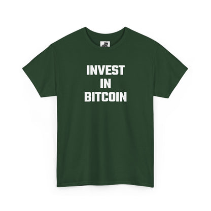 Invest In Bitcoin - Crypto Themed T-Shirt