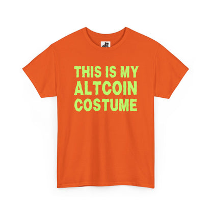This Is My Altcoin Costume (Version 2) Graphic Tee - Crypto Halloween T-Shirt
