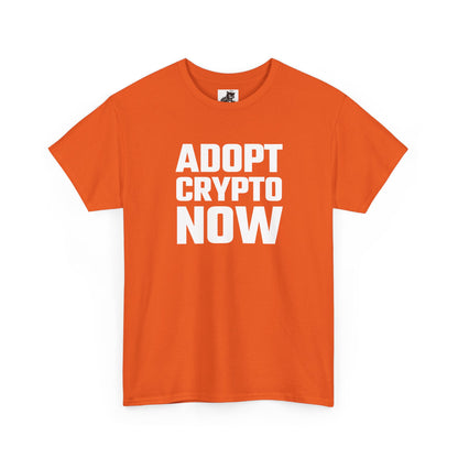 Adopt Crypto Now Graphic T-Shirt