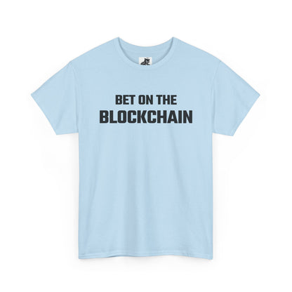 Bet On The Blockchain Crypto Themed T-Shirt