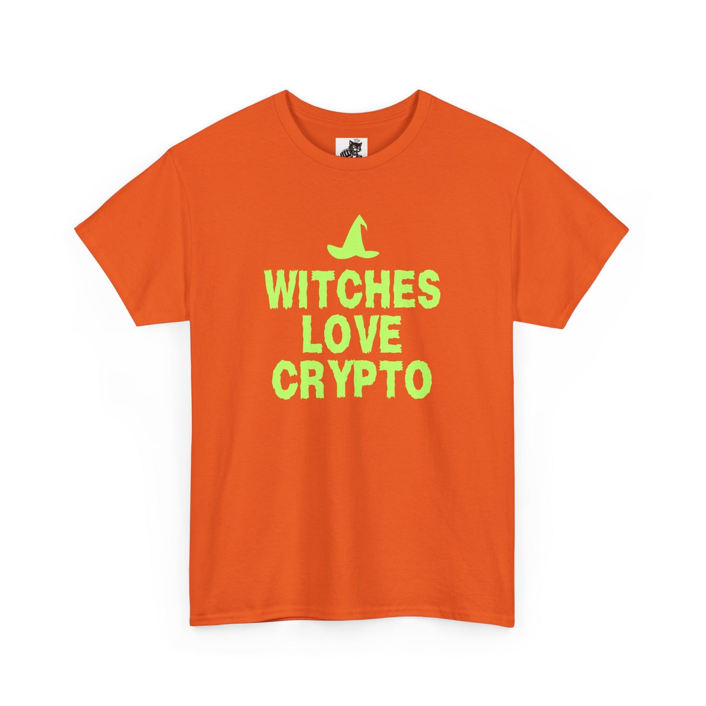 Witches Love Crypto (Version 2) Graphic Tee - Crypto Halloween Witch T-Shirt
