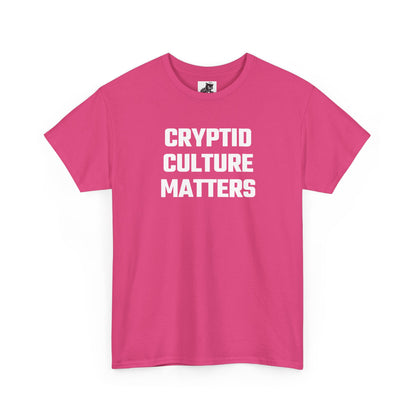 Cryptid Culture Matters Graphic Tee - Unisex Cotton T-Shirt