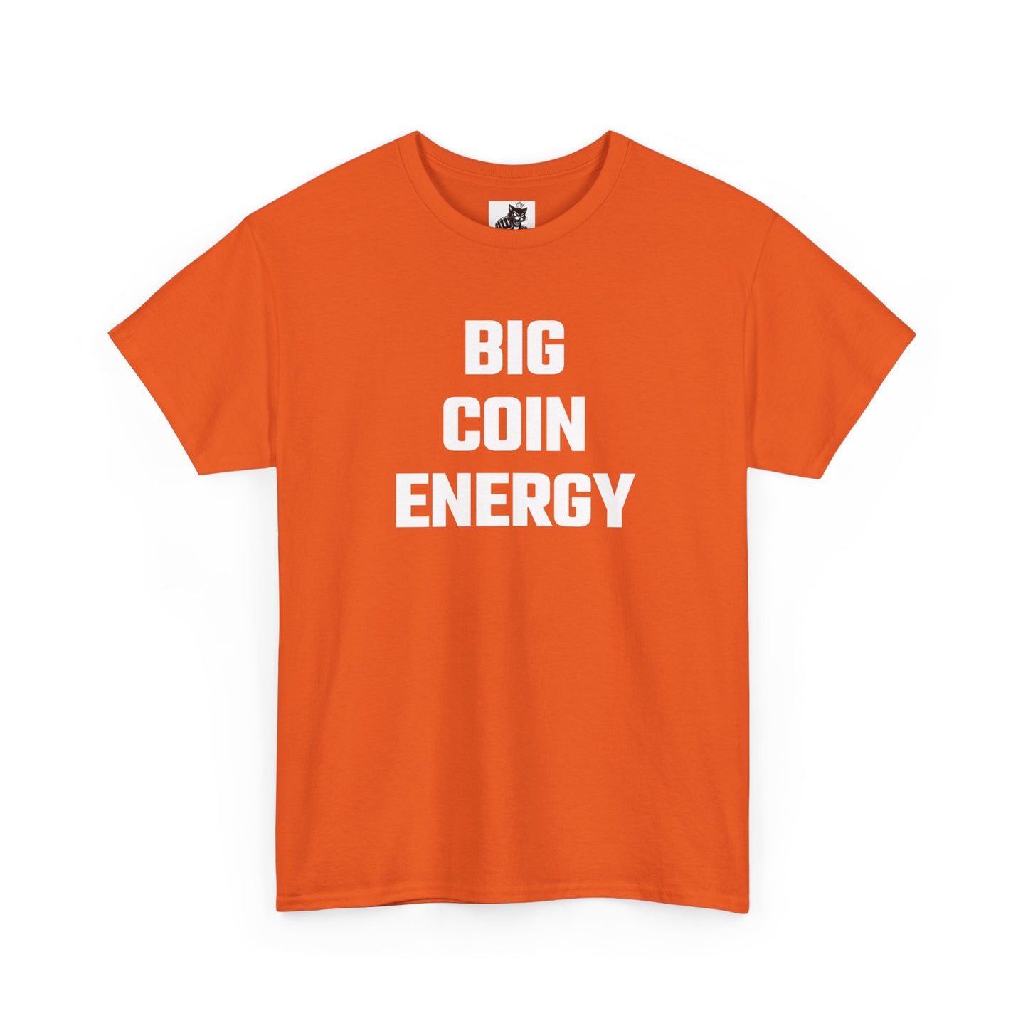 Big Coin Energy Crypto Themed T-Shirt
