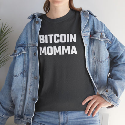 Bitcoin Momma Graphic Tee - Unisex Cotton T-Shirt