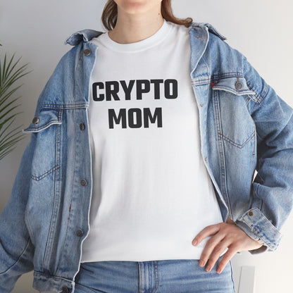Crypto Mom Graphic Tee - Unisex Cotton T-Shirt