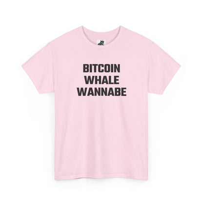 Bitcoin Whale Wannabe Crypto Themed T-Shirt