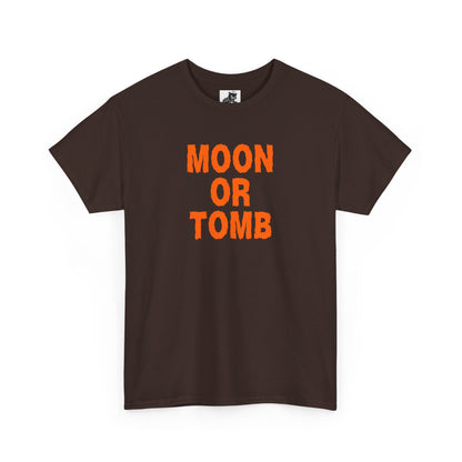 Moon or Tomb Graphic Tee - Crypto Halloween T-Shirt