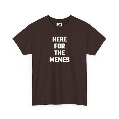 Here For The Memes Crypto Themed T-Shirt