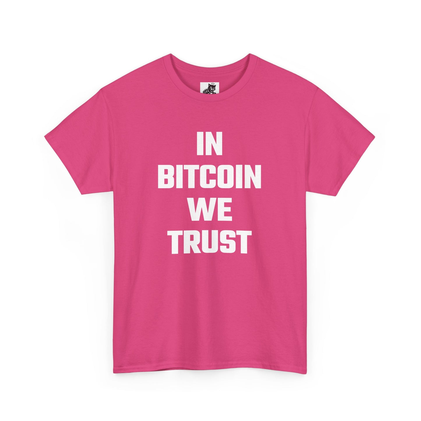In Bitcoin We Trust Graphic Tee - Unisex Cotton T-Shirt