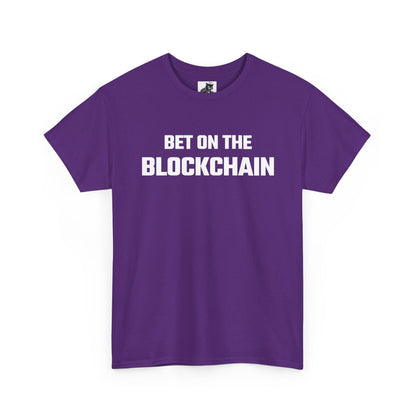 Bet On The Blockchain Crypto Themed T-Shirt