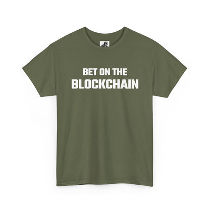 Bet On The Blockchain Crypto Themed T-Shirt