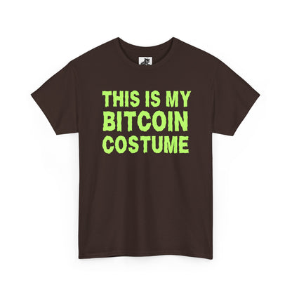 This Is My Bitcoin Costume (Version 2) Graphic Tee - Crypto Halloween T-Shirt