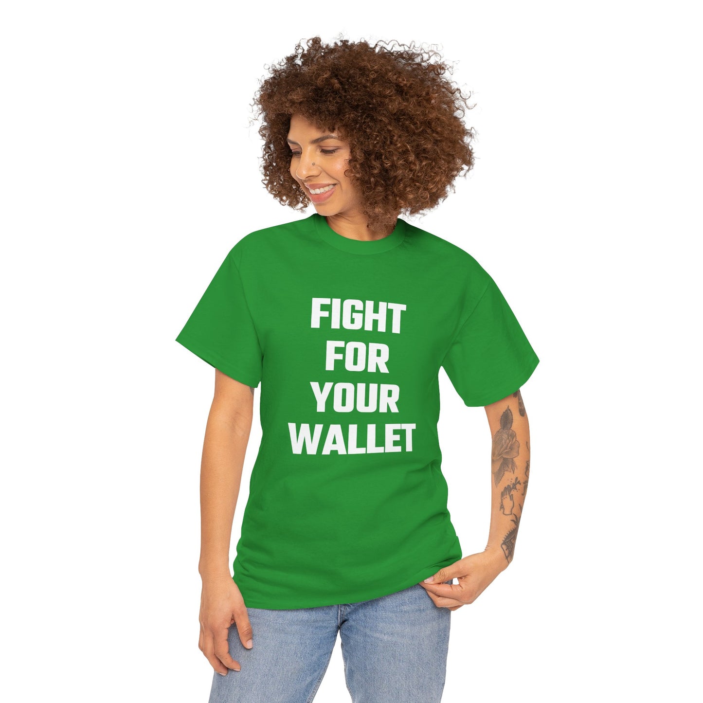Fight For Your Wallet Graphic Tee - Unisex Cotton T-Shirt