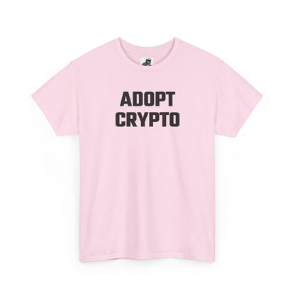 Adopt Crypto Graphic T-Shirt