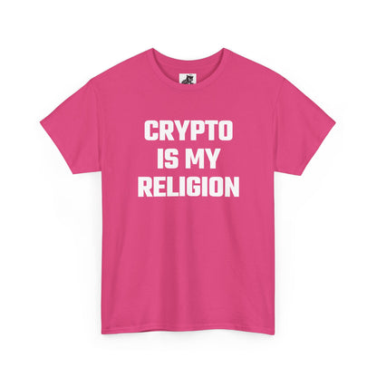 Crypto Is My Religion Graphic Tee - Unisex Cotton T-Shirt