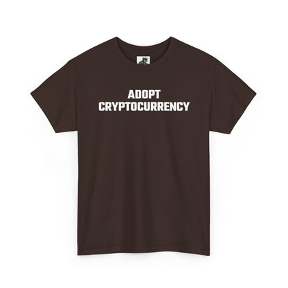 Adopt Cryptocurrency Graphic T-Shirt