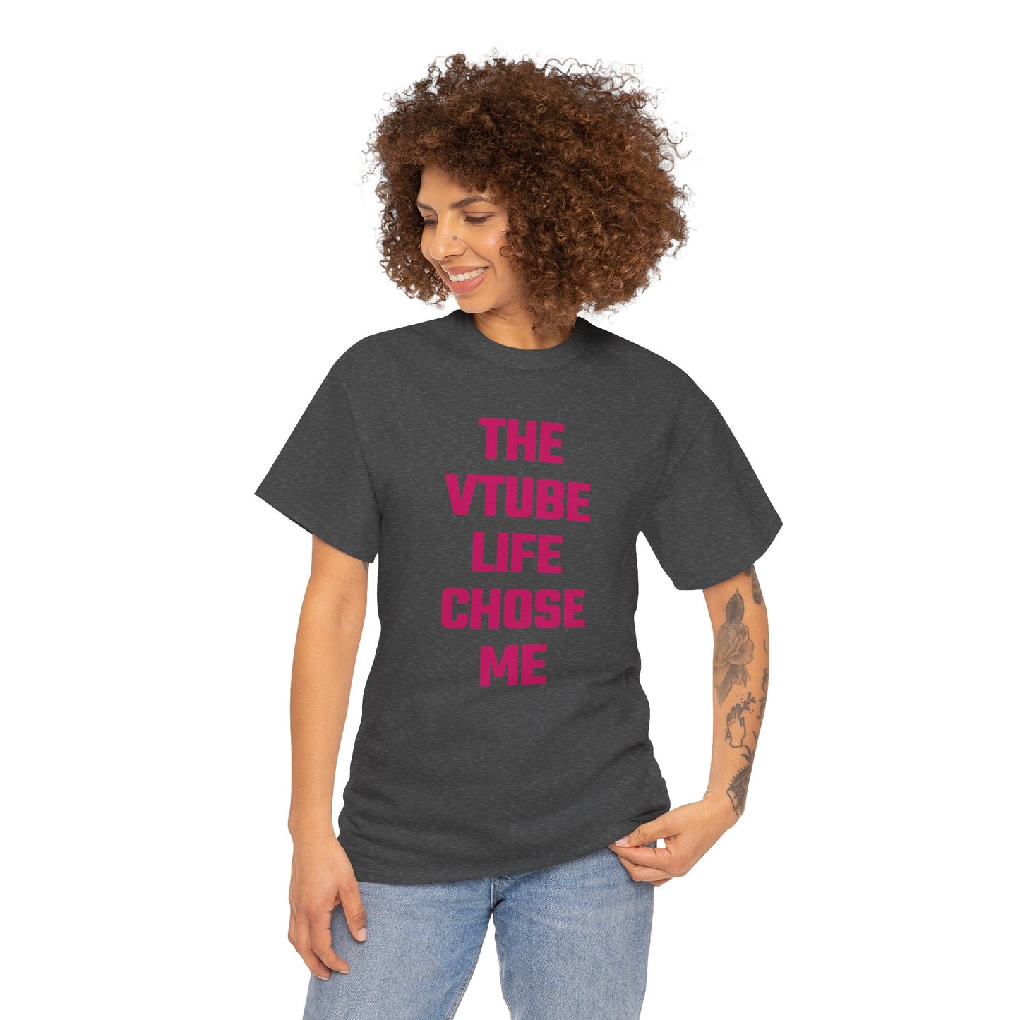 The VTube Life Chose Me (Version 2) Graphic Tee - Unisex Cotton T-Shirt