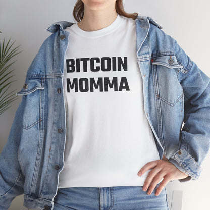 Bitcoin Momma Graphic Tee - Unisex Cotton T-Shirt