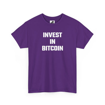 Invest In Bitcoin - Crypto Themed T-Shirt