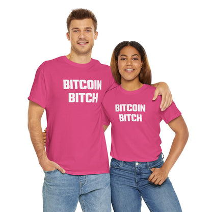 Bitcoin Bitch Graphic Tee - Unisex Cotton T-Shirt