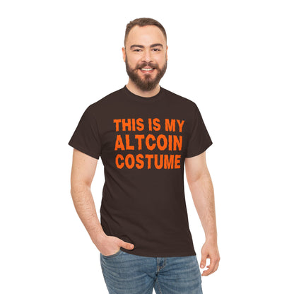 This Is My Altcoin Costume Graphic Tee - Crypto Halloween T-Shirt