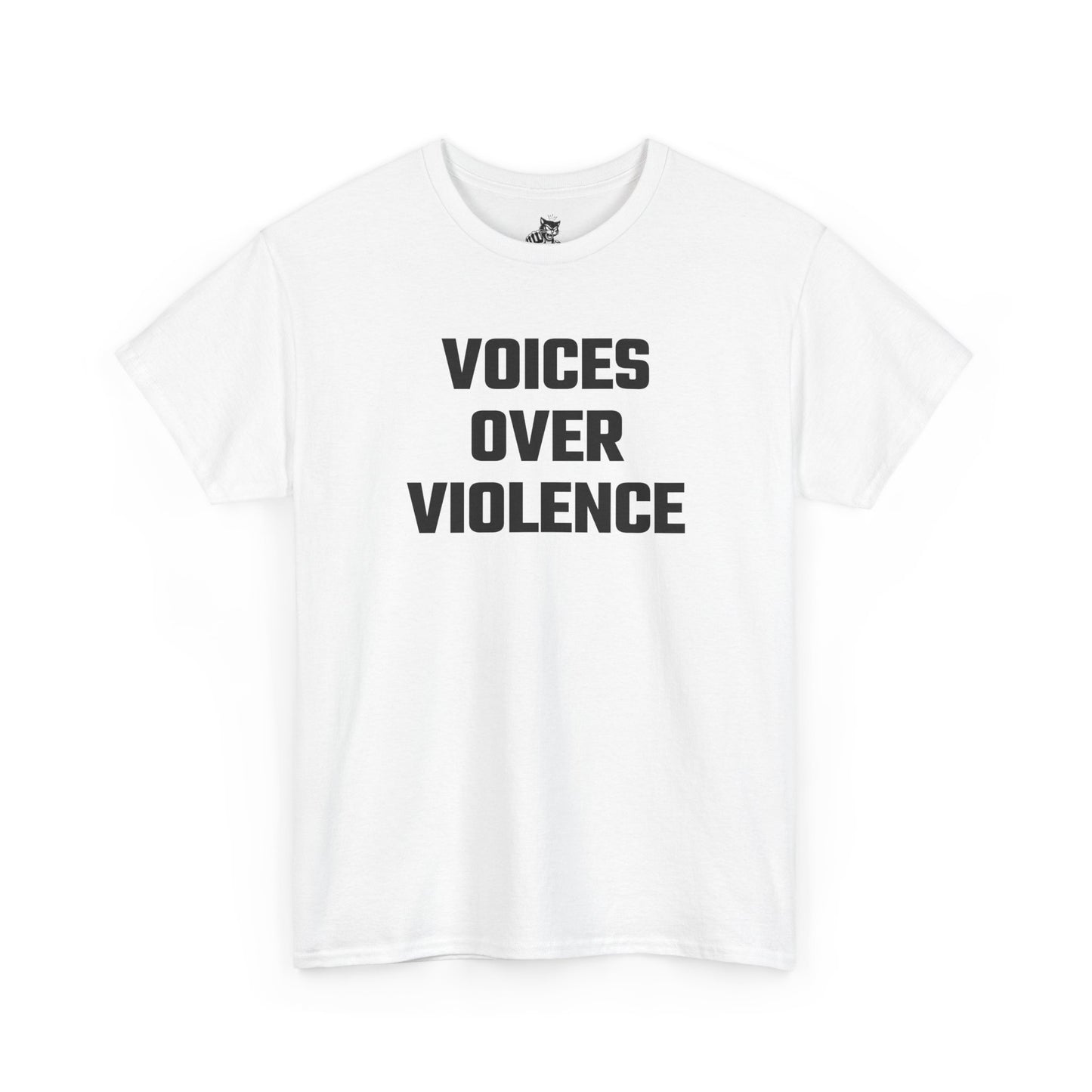 Voices Over Violence Graphic Tee - Unisex Cotton T-Shirt