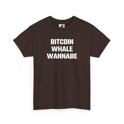 Bitcoin Whale Wannabe Crypto Themed T-Shirt
