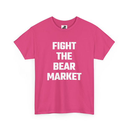 Fight The Bear Market Graphic Tee - Unisex Cotton T-Shirt