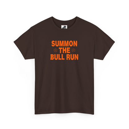 Summon The Bull Run Graphic Tee - Crypto Halloween T-Shirt