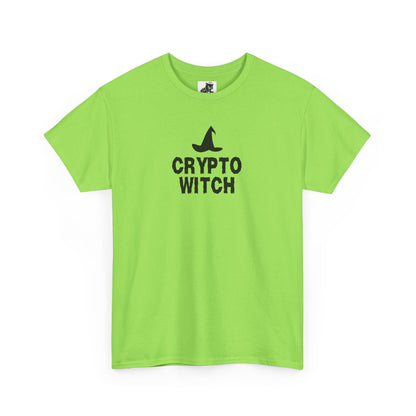 Crypto Witch (Version 2) Graphic Tee - Crypto Halloween T-Shirt